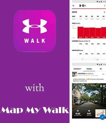 Neben dem Programm Zipme für Android kann kostenlos Walk with Map my walk für Android-Smartphones oder Tablets heruntergeladen werden.