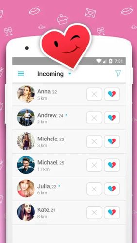 アンドロイド用のアプリWannaMeet – Dating & chat app 。タブレットや携帯電話用のプログラムを無料でダウンロード。