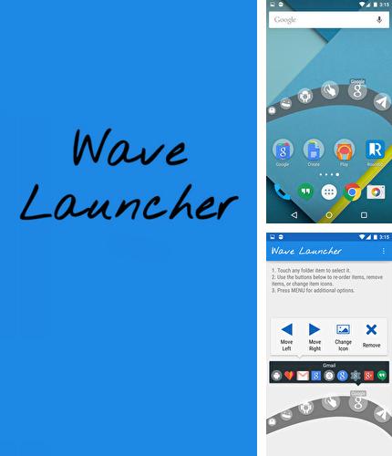 Descargar gratis Wave: Launcher para Android. Apps para teléfonos y tabletas.