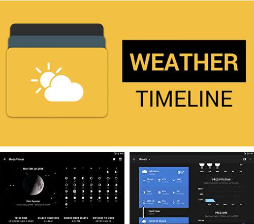 Baixar grátis Weather timeline apk para Android. Aplicativos para celulares e tablets.
