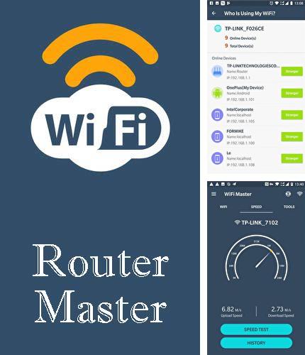Télécharger gratuitement Maître WiFi - Analyseur et test de vitesse WiFi pour Android. Application sur les portables et les tablettes.