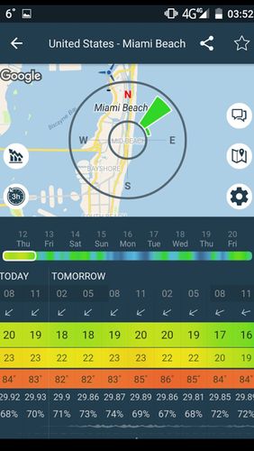Descargar gratis WINDY: Wind forecast & marine weather para Android. Programas para teléfonos y tabletas.