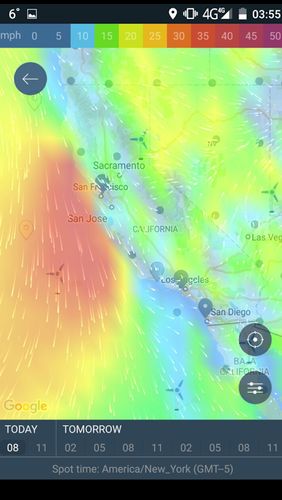 WINDY: Wind forecast & marine weather app for Android, download programs for phones and tablets for free.
