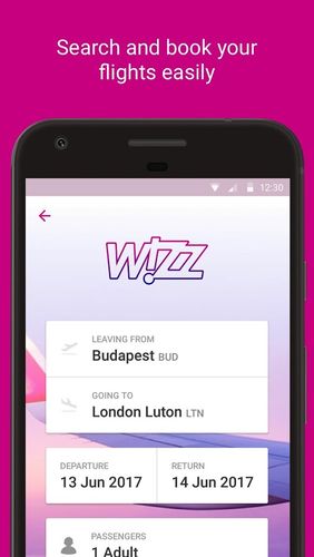 Descargar gratis Wizz air para Android. Programas para teléfonos y tabletas.