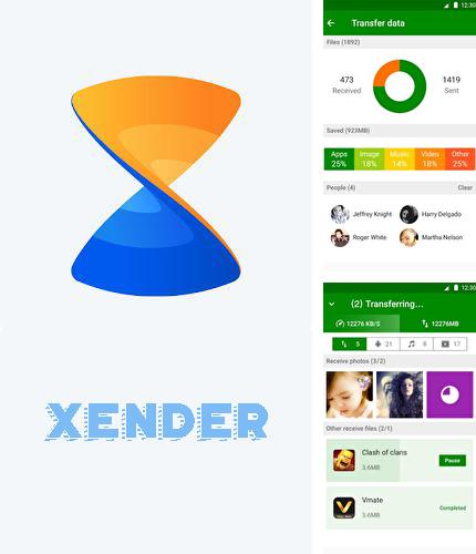 Télécharger gratuitement Xender - Transfert des fichiers  pour Android. Application sur les portables et les tablettes.