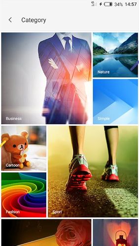 Capturas de tela do programa XOS - Launcher, theme, wallpaper em celular ou tablete Android.
