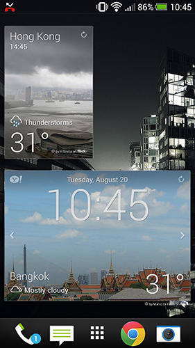 Baixar grátis Yahoo weather para Android. Programas para celulares e tablets.