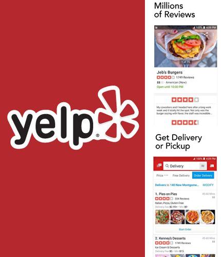 Besides Executive assistant Android program you can download Yelp: Food, shopping, services for Android phone or tablet for free.