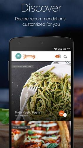 Baixar grátis Yummly: Recipes & Shopping list para Android. Programas para celulares e tablets.