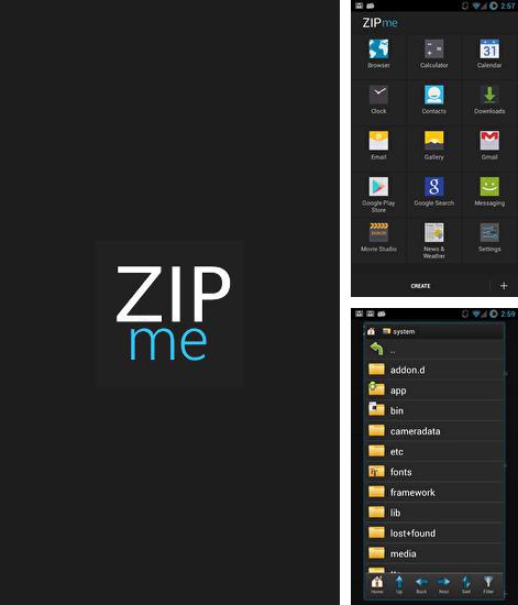 Кроме программы Ultra Notes для Андроид, можно бесплатно скачать Zipme на Андроид телефон или планшет.