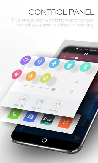 Screenshots des Programms ZUI Locker für Android-Smartphones oder Tablets.