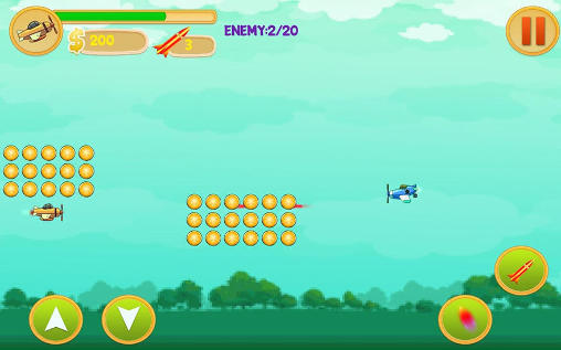 Alien spaceship war: Aircraft fighter