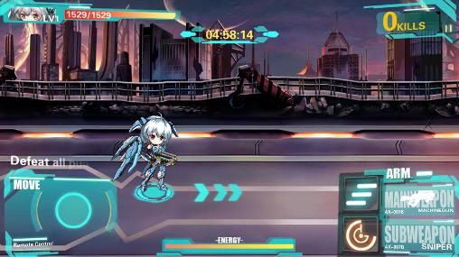 Juega a Armor girls: Z battle para Android. Descarga gratuita del juego Chicas armadas: Batalla Z.