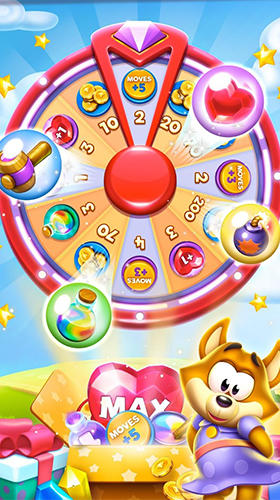 Bling crush: Match 3 puzzle game: capturas de pantalla del juego para Android. Jugabilidad Destrucción de joyas: Tres en raya. Capturas de pantalla de Bling crush: Match 3 puzzle game para tabletas y teléfonos Android.