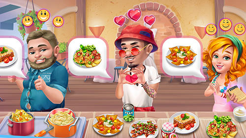 Cooking up! Your culinary success! - Screenshots do jogo para Android. Jogabilidade do Cozinhando! Seu sucesso culinário!. Screenshots do Cooking up! Your culinary success! - Perigoso para tablet e celular Android.