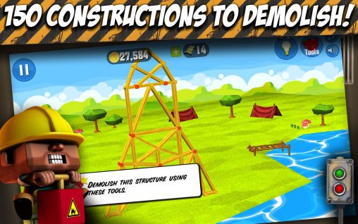 Demolition Duke - Écrans du jeu Android. Gameplay Duke Le Déstructeur. Écrans de Demolition Duke pour tablette et téléphone Android.