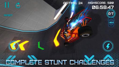 Juega a Extreme stunt car driver 3D para Android. Descarga gratuita del juego Trucos extremos: Conductor de automóvil 3D.