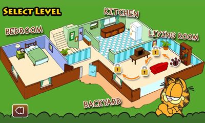 Kostenloses Android-Game Garfields Flucht. Vollversion der Android-apk-App Hirschjäger: Die Garfield's Escape für Tablets und Telefone.