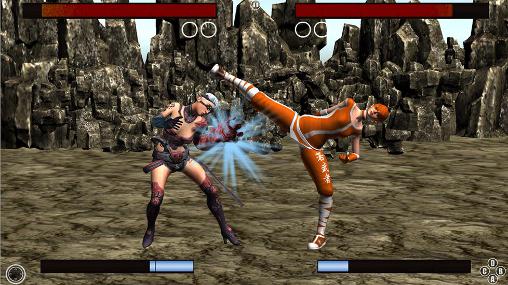 Girl fight: The fighting games - Android ゲームのスクリーンショット。 ゲームプレイガール・ファイト:ザ・ファイティング・ゲームズ。 Android タブレット、携帯電話用Girl fight: The fighting gamesのスクリーンショット。