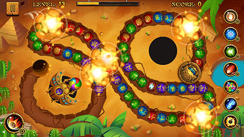 Jungle marble blast screenshot 2