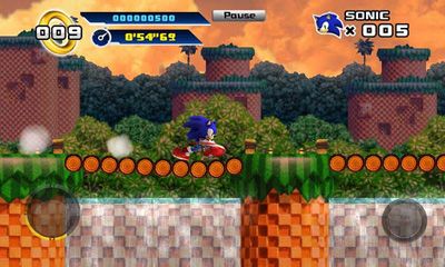 Sonic The Hedgehog 4. Episode 1 - Android-Game Screenshots. Spielszene Sonic The Hedgehog 4. Episode 1. Screenshots von Sonic The Hedgehog 4. Episode 1 für Android-Tablet, Smartphone.