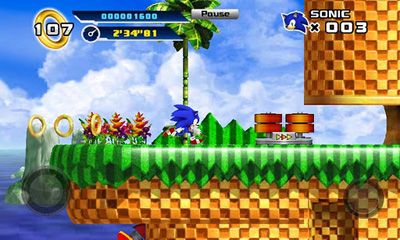 Sonic The Hedgehog 4. Episode 1 - Android-Game Screenshots. Spielszene Sonic The Hedgehog 4. Episode 1. Screenshots von Sonic The Hedgehog 4. Episode 1 für Android-Tablet, Smartphone.