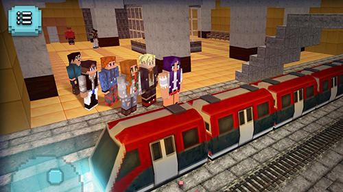 Subway craft: Build and ride - Android-Game Screenshots. Spielszene Subway Craft: Baue und Fahre. Screenshots von Subway craft: Build and ride für Android-Tablet, Smartphone.