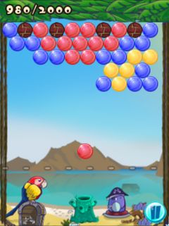 Java-Spiel-Screenshots Bubble frenzy. Spielszene aus Blasen Wahnsinn. Mobil-Spiel Blasen Wahnsinn - Screenshots. Spielszene Bubble frenzy.