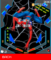 Java game screenshots Spider-man 2: Pinball. Gameplay Spider-man 2: Pinball. Mobile game Spider-man 2: Pinball - screenshots. Gameplay Spider-man 2: Pinball.