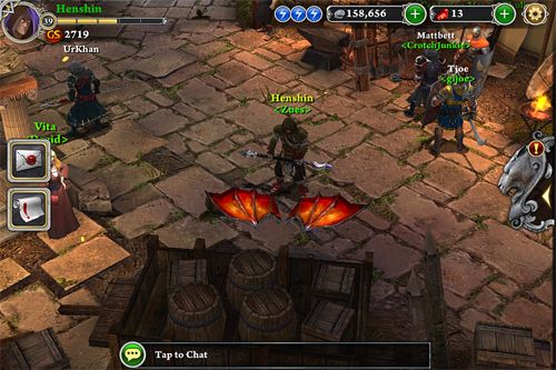 Blood and glory: Immortals - iPhone-Game Screenshots. Spielszene Blut und Ehre: Unsterblich. Screenshots vom Spiel Blood and glory: Immortals für iPhone, iPad oder iPod.