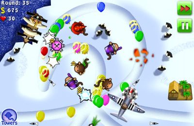 Скачать игру Bloons TD 4 для iPad.