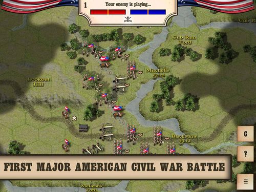 iPhone、iPad および iPod 用のCivil war: Bull Run 1861の無料ダウンロード。