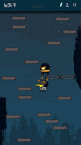 Скачать игру Doodle jump: Super heroes для iPad.