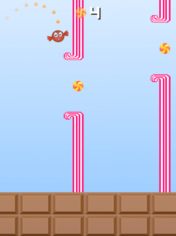 Скачать игру Flappy candy для iPad.