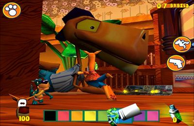 Fur Fighters: Viggo on Glass - iPhone game screenshots. Gameplay Fur Fighters: Viggo on Glass. Screenshots of the Fur Fighters: Viggo on Glass game for iPhone, iPad or iPod.