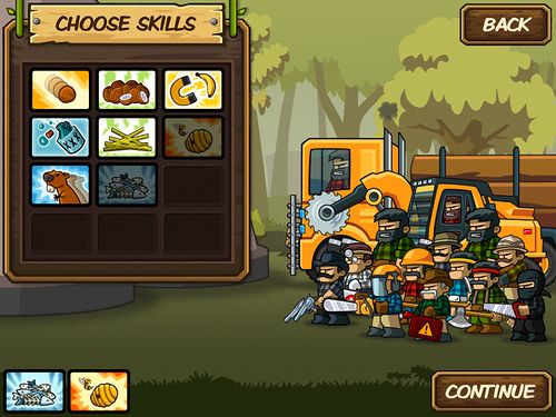 Игра Lumber whack: Defend the wild для iPhone