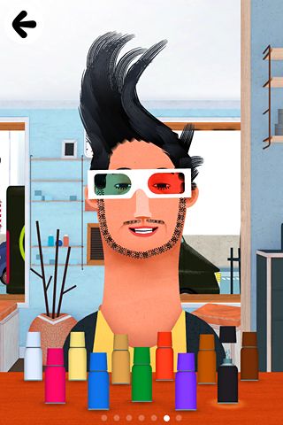 Toca: Hair salon 2 - Écrans jeu iPhone. Gameplay Toca: Salon de coiffure 2. Écrans du jeu Toca: Hair salon 2 pour iPhone, iPad ou iPod.