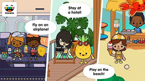 Скриншот игры Toca life: Vacation на Айфон.