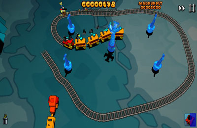 Train Defense - iPhone game screenshots. Gameplay Train Defense. Screenshots of the Train Defense game for iPhone, iPad or iPod.