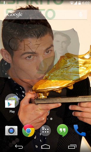 3D Cristiano Ronaldo - скачать бесплатно живые обои для Андроид на рабочий стол.
