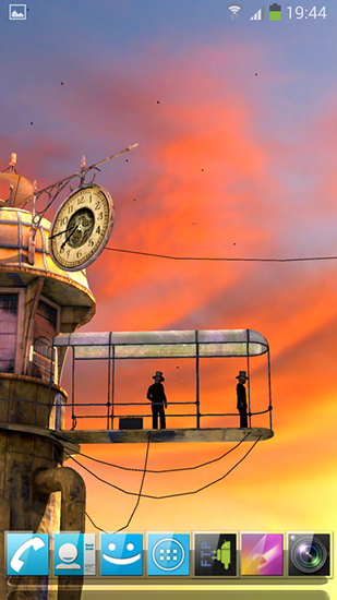 Fondos de pantalla animados a 3D Steampunk travel pro para Android. Descarga gratuita fondos de pantalla animados Viaje Steampunk 3D.