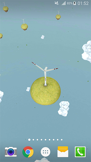 Fondos de pantalla animados a Windmill 3D para Android. Descarga gratuita fondos de pantalla animados Molinos de viento 3D.