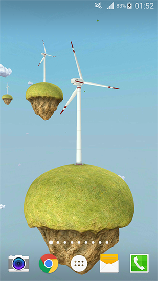 Screenshots of the Windmill 3D for Android tablet, phone.