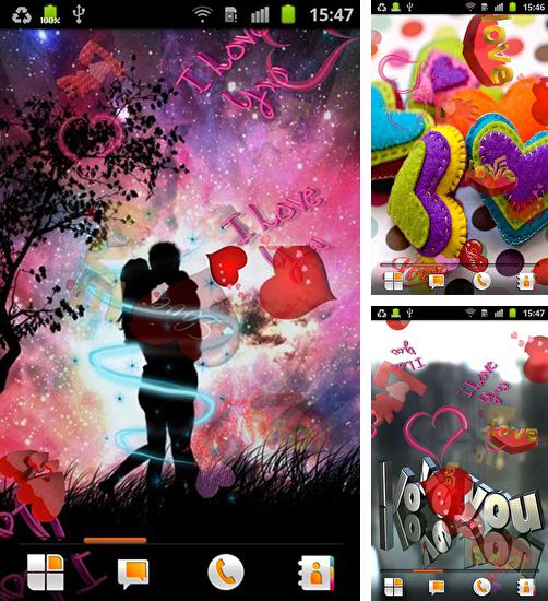 Zusätzlich zum Live Wallpaper Fliegende Inseln für Android Mobiltelefone und Tablets, können Sie auch About love, Über die Liebe kostenlos herunterladen.