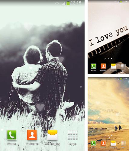 Kostenloses Android-Live Wallpaper Über die Liebe. Vollversion der Android-apk-App About love by Lux Live Wallpapers für Tablets und Telefone.