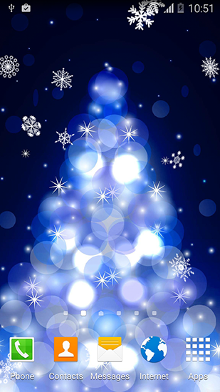 Télécharger le fond d'écran animé gratuit Abstraction: Noël. Obtenir la version complète app apk Android Abstract: Christmas pour tablette et téléphone.