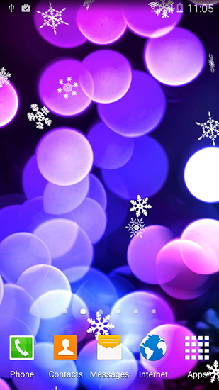 Screenshots of the Abstract: Christmas for Android tablet, phone.