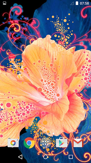 Abstract flower - безкоштовно скачати живі шпалери на Андроїд телефон або планшет.