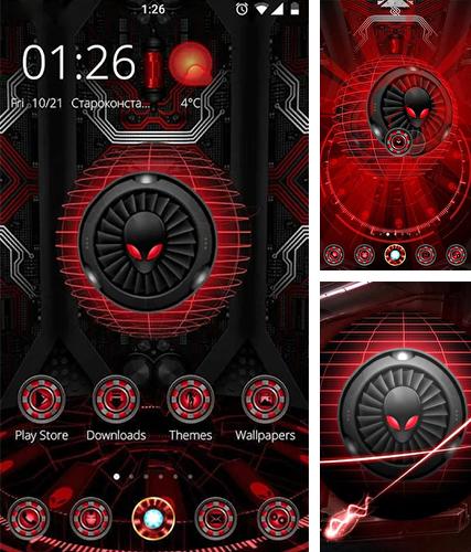 Kostenloses Android-Live Wallpaper Alien Spinne 3D. Vollversion der Android-apk-App Alien spider 3D für Tablets und Telefone.