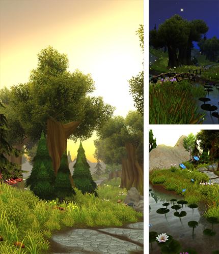 Télécharger le fond d'écran animé gratuit Forêt fantastique  . Obtenir la version complète app apk Android Amazing Forest pour tablette et téléphone.